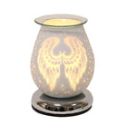 Aroma Accessories Electric Melt Warmer Touch Electric Wax Melt Burner - White Satin Angel Wings