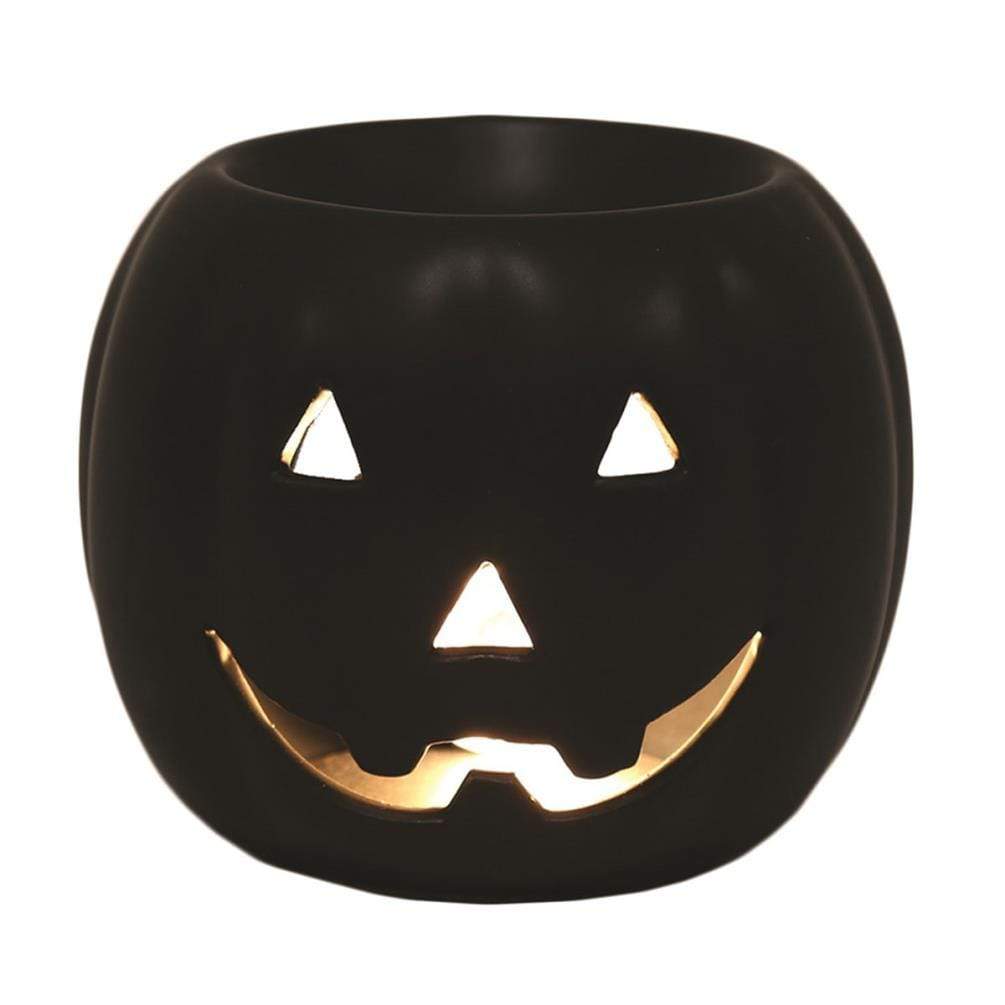 Aroma Accessories Melt Warmer Halloween Pumpkin Wax Melt Warmer - 8cm Black