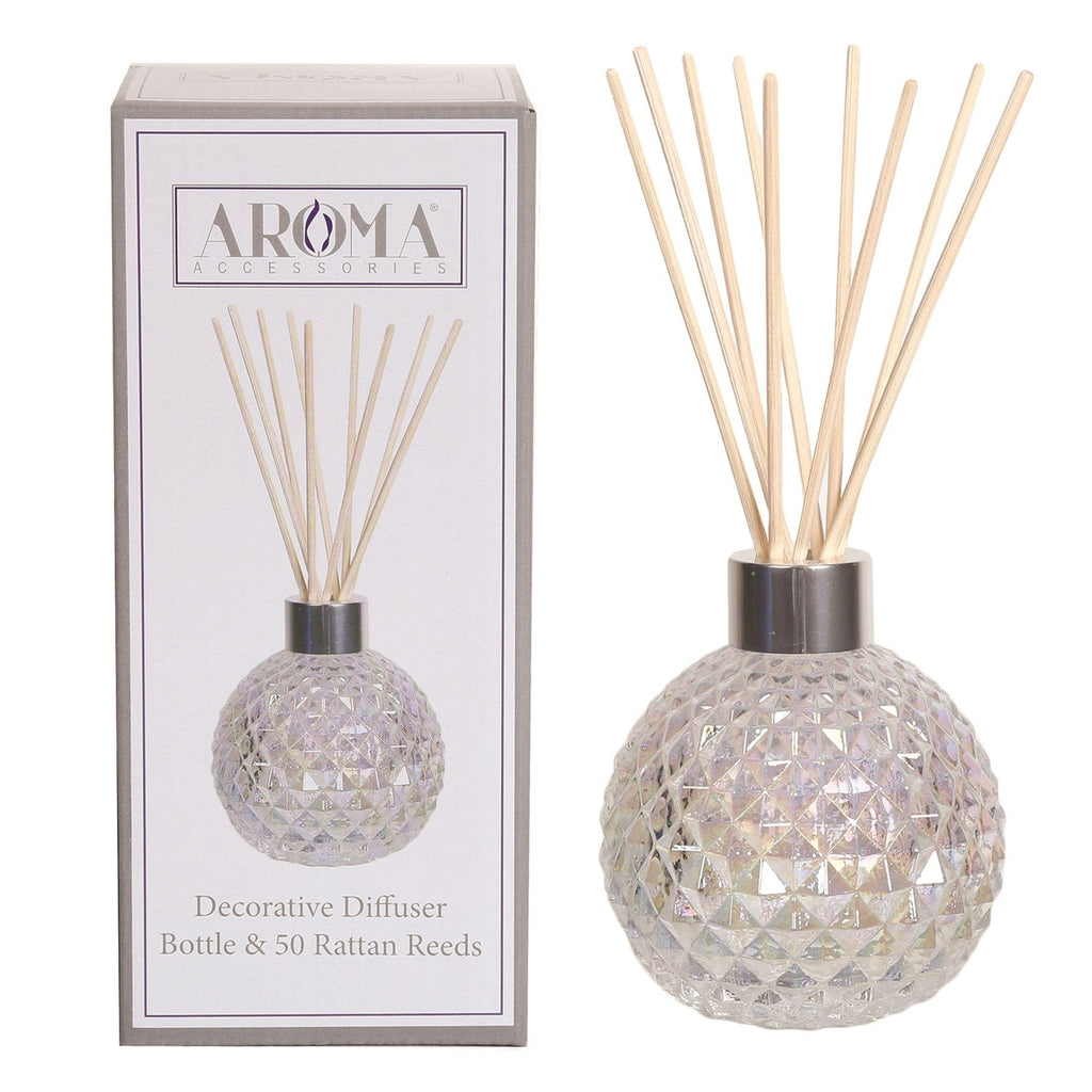 Aroma Accessories Reed Diffuser Reed Diffuser & 50 Rattan Reeds - Clear Glass