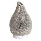 Aroma Accessories Ultrasonic Diffuser LED Ultrasonic Essential Oil Diffuser - Silver Crackle