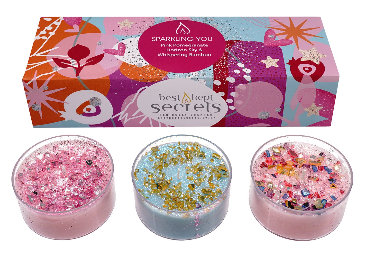 Thinking of You Tea Light Gift Box - Seriously Scented Three Lites