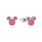 Couture Kingdom Earrings Disney Stud Earrings - Mickey Mouse Head with Love Hearts
