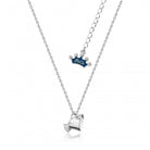 Couture Kingdom Necklace Disney Necklace - Beauty & the Beast Chip Tea Cup - White Gold-Plated