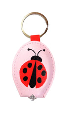 Curios Gifts Keyring Slogans Keylight - Keyring with Built-in LED Torch - Ladybird