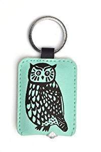 Curios Gifts Keyring Slogans Keylight - Keyring with Built-in LED Torch - Owl