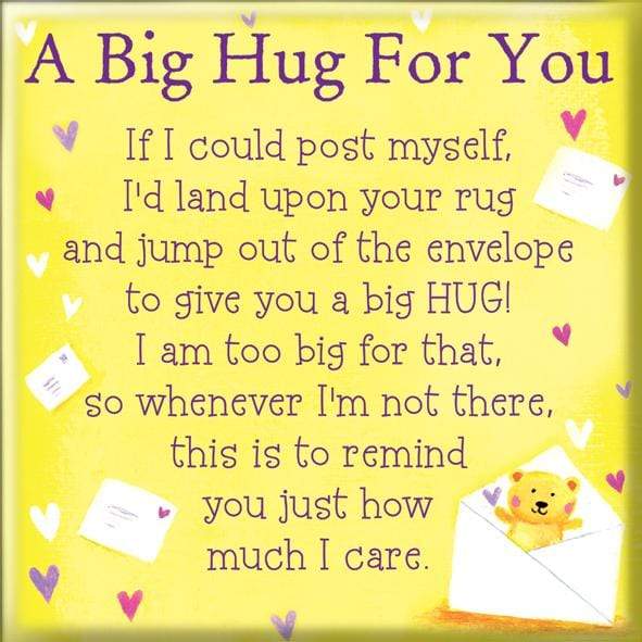 Curios Gifts Magnet Heartwarmers Magnet - A Big Hug For You