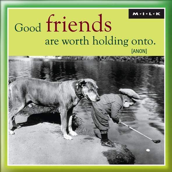 Curios Gifts Magnet Heartwarmers Magnet - Good Friends Are Worth Holding Onto