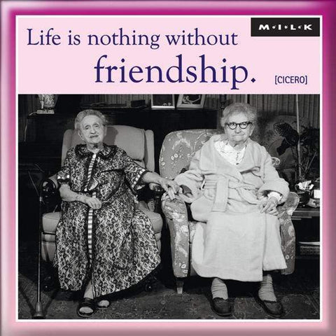 Heartwarmers Magnet - Life Is Nothing Without Friendship – Curios Gifts