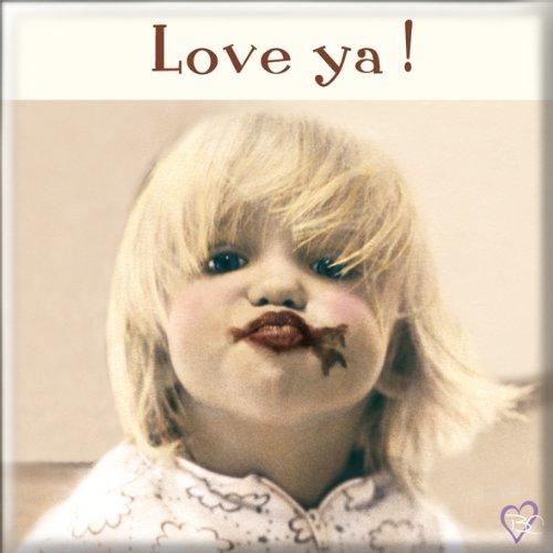 Curios Gifts Magnet Heartwarmers Magnet - Love Ya!
