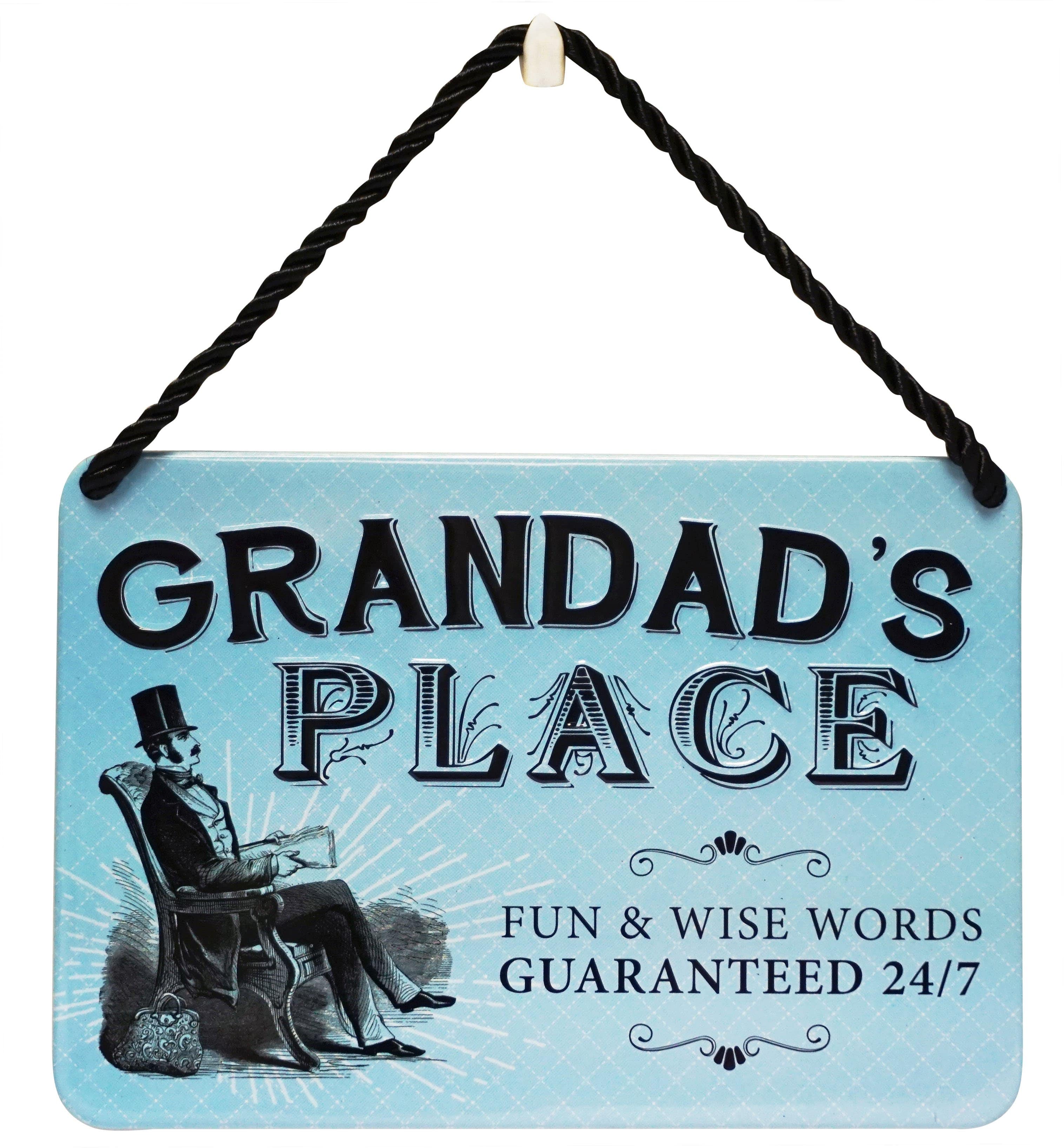 Curios Gifts Plaque Heartwarmers Hang-Ups Plaque - Grandad's Place