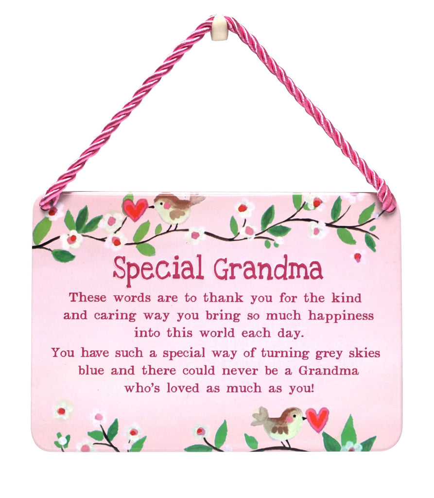 Curios Gifts Plaque Heartwarmers Hang-Ups Plaque - Special Grandma