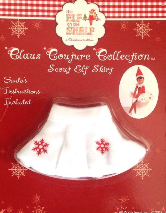 Elf On The Shelf Claus Couture Elf on the Shelf Claus Couture : Snoeflake Skirt (Does not include Elf)