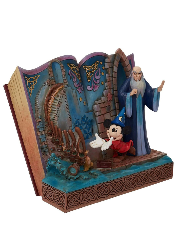 Enesco Disney Ornament Disney Traditions Figurine - A Lesson Learned - Sorcerer Mickey Storybook