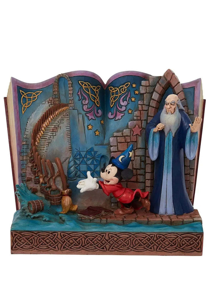 Enesco Disney Ornament Disney Traditions Figurine - A Lesson Learned - Sorcerer Mickey Storybook