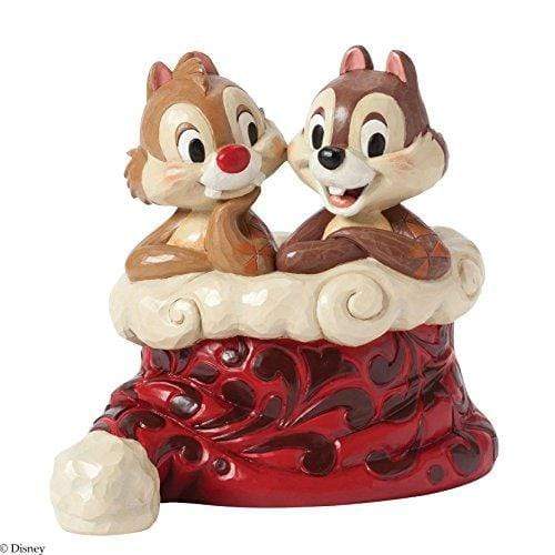 Enesco Disney Ornament Disney Traditions Figurine -  Chip and Dale in Hat