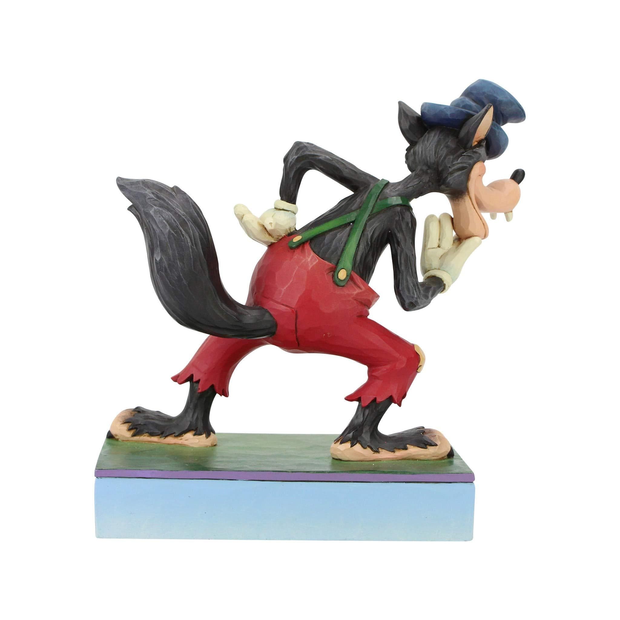 Enesco Disney Ornament Disney Traditions Figurine -  I'll Huff and I'll Puff! (Silly Symphony Big Bad Wolf)