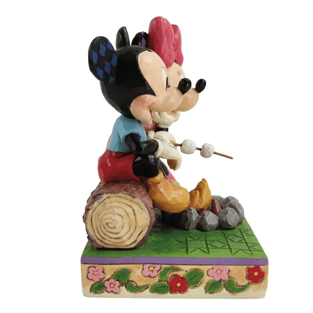 Enesco Disney Ornament Disney Traditions Figurine - Love warms the Heart - Mickey & Minnie Campfire