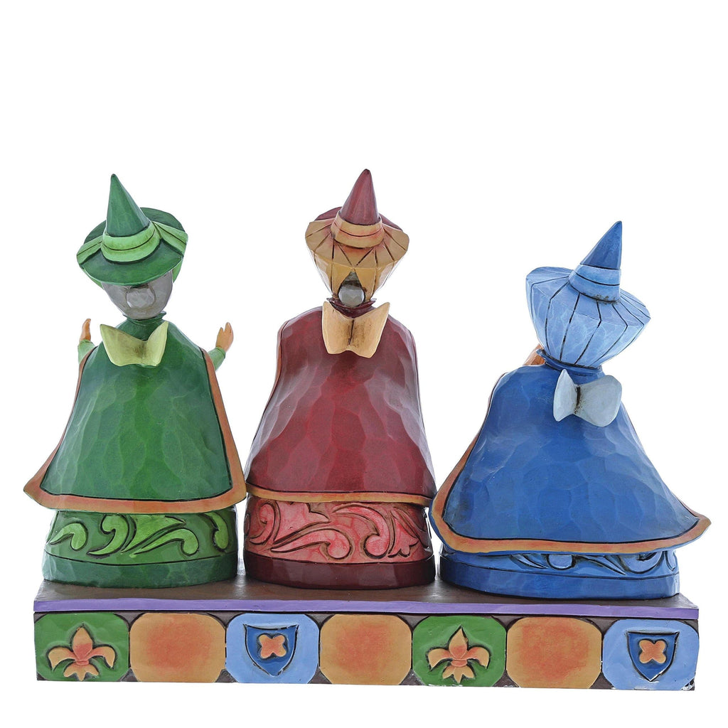 Enesco Disney Ornament Disney Traditions Figurine -  Royal Guests (Three Fairies Figurine)