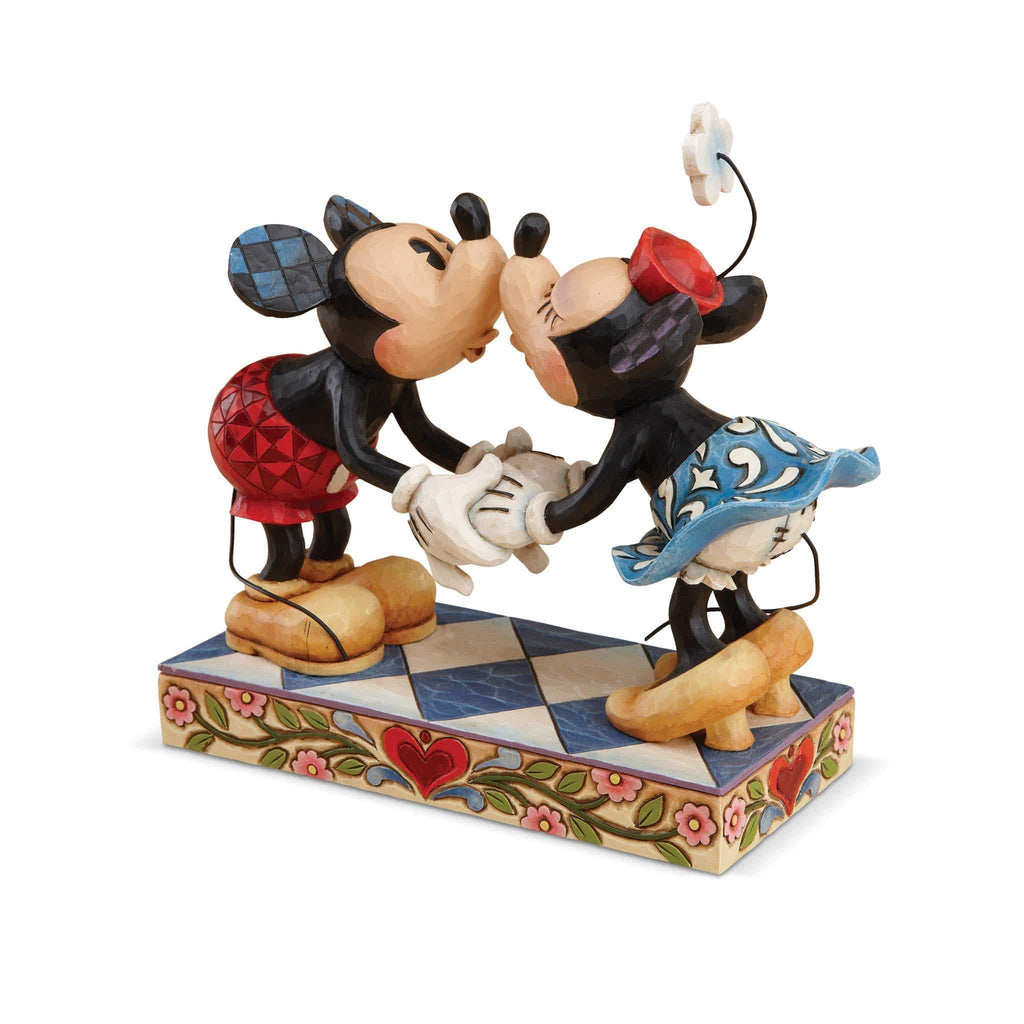 Enesco Disney Ornament Disney Traditions Figurine - Smooch For My Sweetie - Mickey & Minnie Figurine