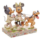 Enesco Disney Ornament Disney Traditions Figurine - Spring Mickey, Minnie and Pluto Figurine