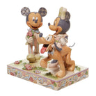 Enesco Disney Ornament Disney Traditions Figurine - Spring Mickey, Minnie and Pluto Figurine