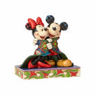 Enesco Disney Ornament Disney Traditions Figurine - Warm Wishes - Mickey and Minnie Mouse in Blanket