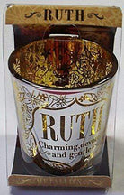 History & Heraldry Other Personalised Metallic Candle Pot Votive / Tealight Holder - Ruth