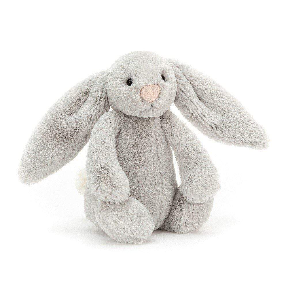 Jellycat Bunny Small - H18 cm / Silver Jellycat Bashful Bunny Silver Soft Toy