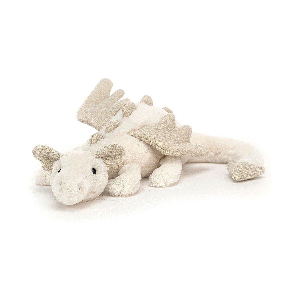 Jellycat Dragon Jellycat Snow Dragon Soft Toy - 26 cm