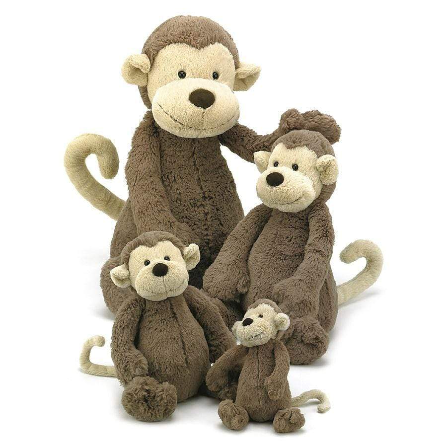 Jellycat Monkey Jellycat Bashful Monkey Soft Toy