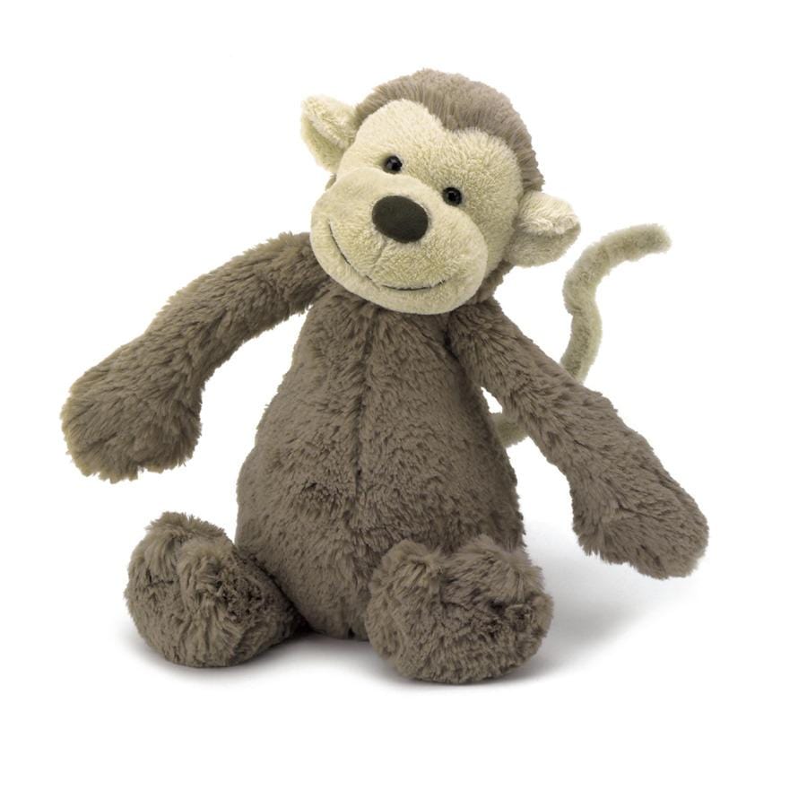 Jellycat Monkey Medium - H : 31 cm Jellycat Bashful Monkey Soft Toy
