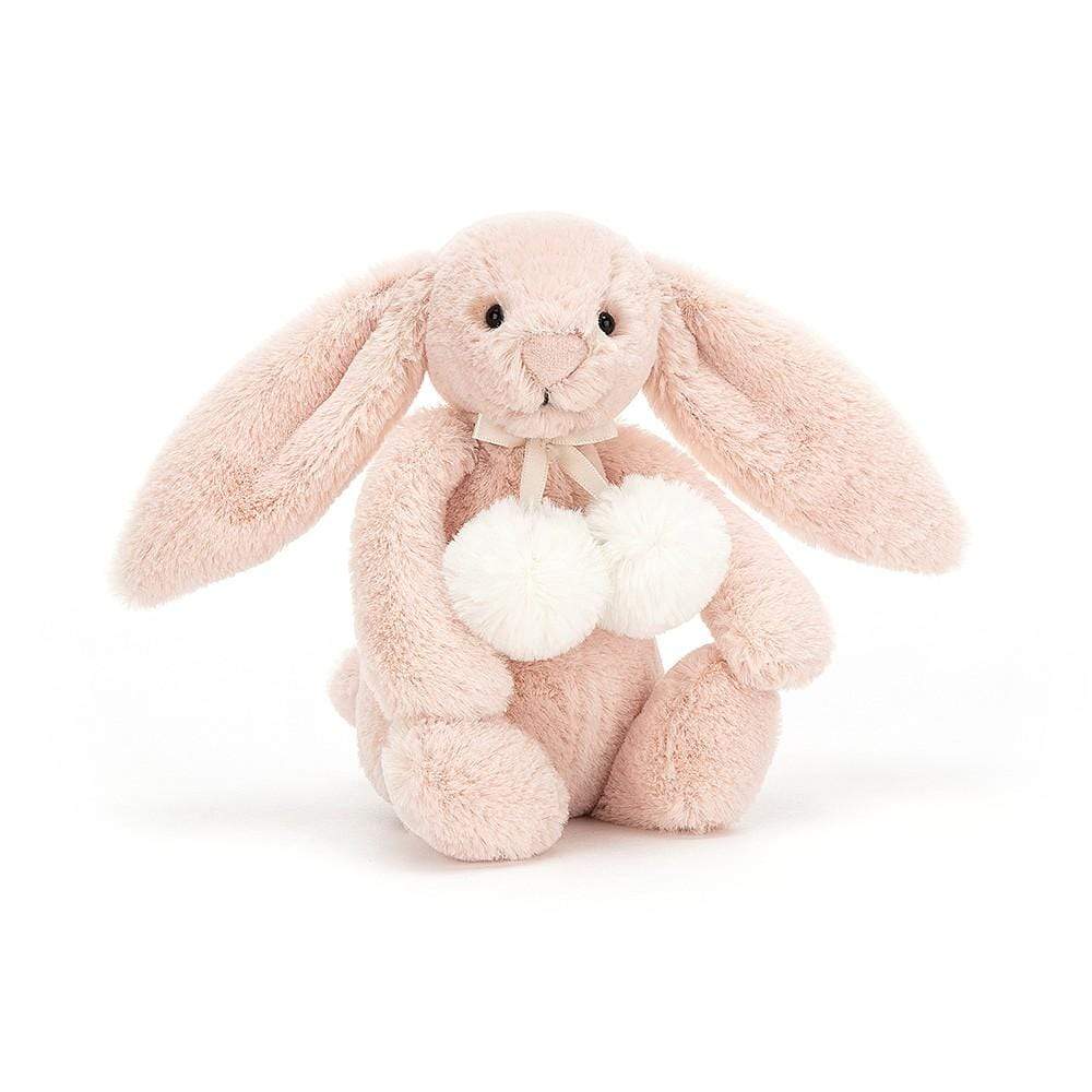 Jellycat Soft Toy Bashful Blush Snow Bunny Soft Toy - H18 cm