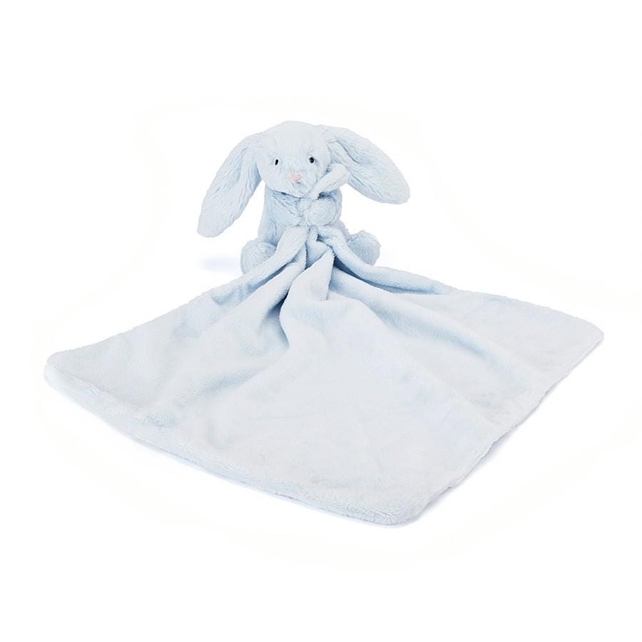 Jellycat Blue Bashful Bunny Soother Baby Blanket Curios Gifts