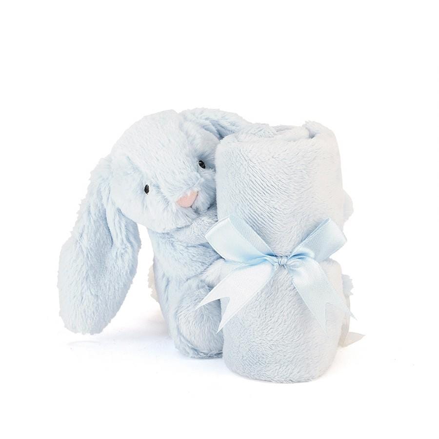Jellycat Soother Blanket Jellycat Bashful Bunny Soother Baby Blanket - Blue