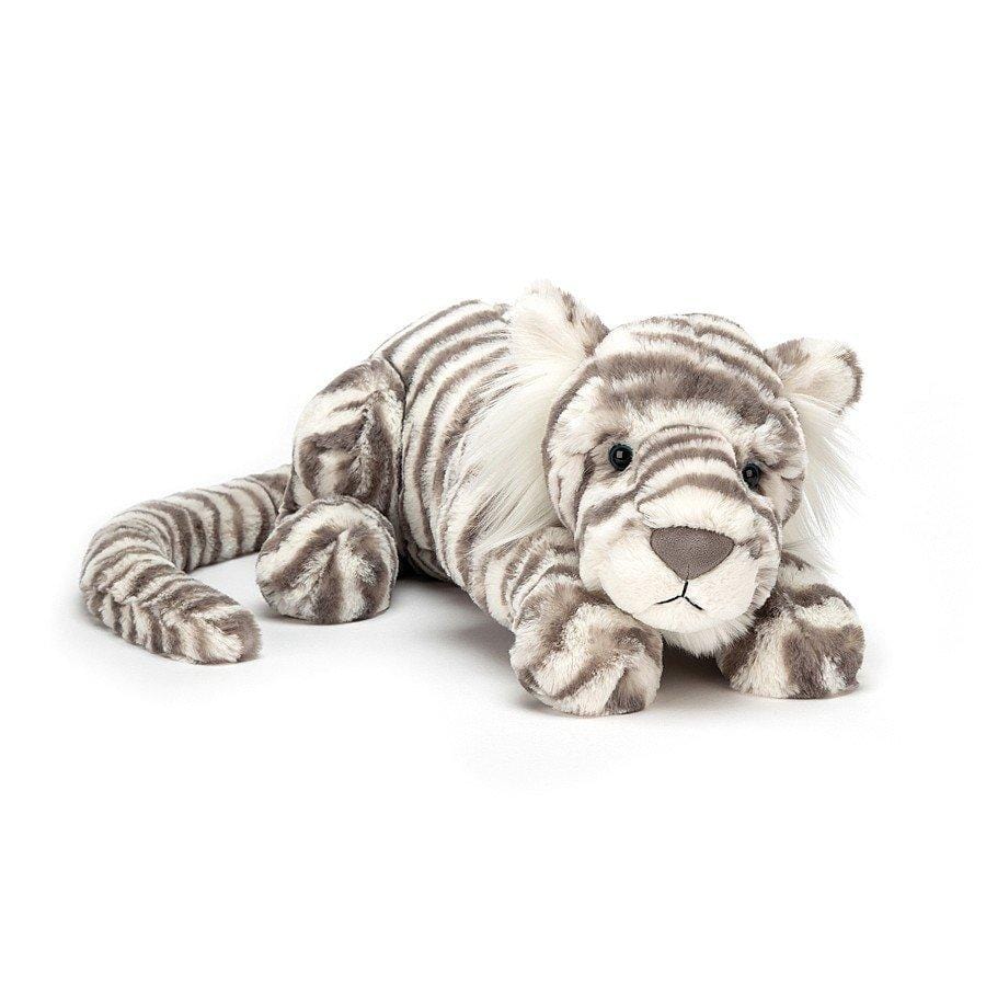 Jellycat Tiger Jellycat Sacha Snow Tiger Soft Toy - 29 cm