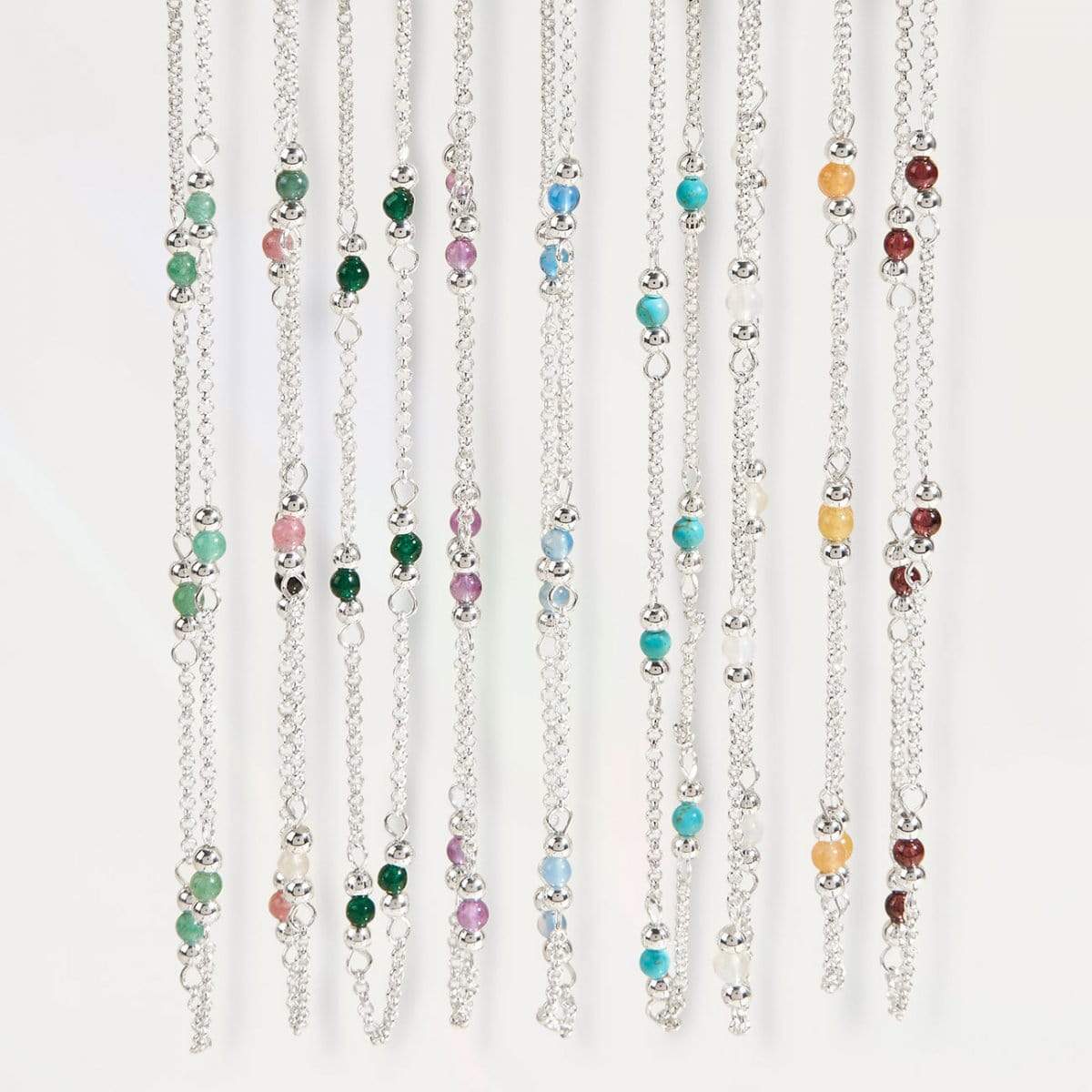 Joma Jewellery Anklet Joma Jewellery Anklet - Birthstone - August - Adventurine