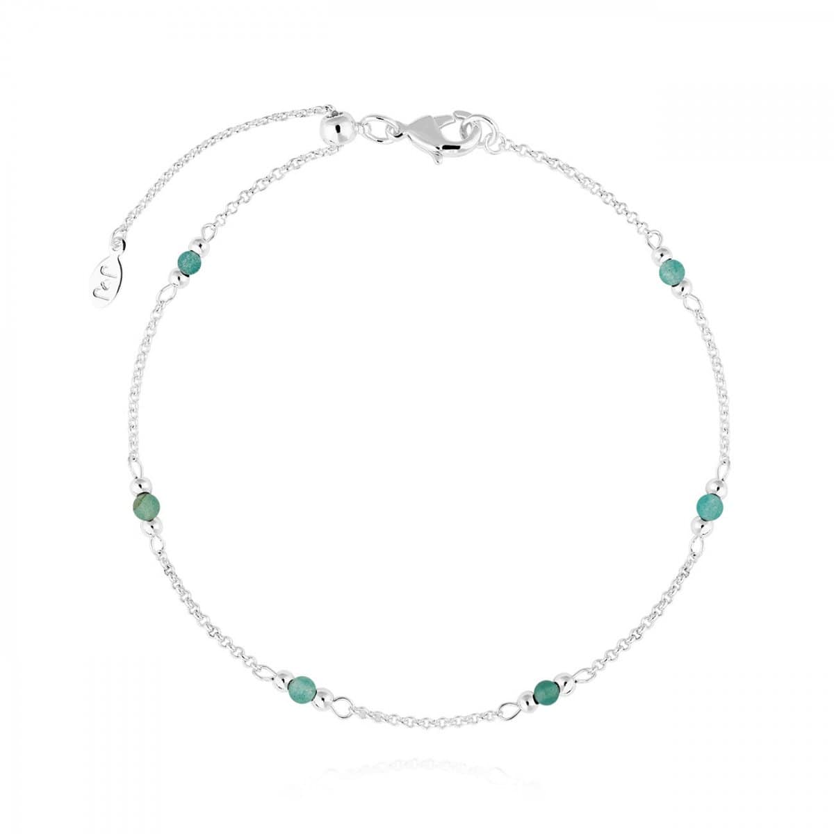 Joma Jewellery Anklet Joma Jewellery Anklet - Birthstone - August - Adventurine