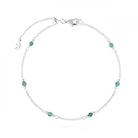 Joma Jewellery Anklet Joma Jewellery Anklet - Birthstone - August - Adventurine