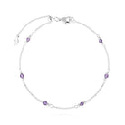 Joma Jewellery Anklet Joma Jewellery Anklet - Birthstone - February - Honest & Free Spirited