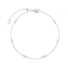 Joma Jewellery Anklet Joma Jewellery Anklet - Birthstone - June Moonstone