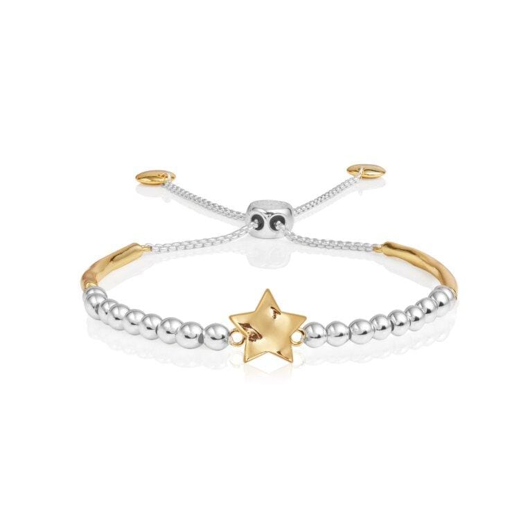 Joma Jewellery Bangle Joma Jewellery Bracelet Bar - Hammered Star Friendship Bracelet