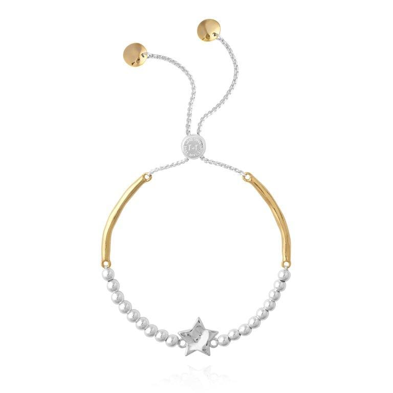 Joma Jewellery Bangle Joma Jewellery Bracelet Bar - Hammered Star Friendship Bracelet