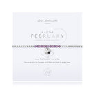 Joma Jewellery Bracelet Joma Jewellery Bracelet - A Little Birthstone - February - Amethyst