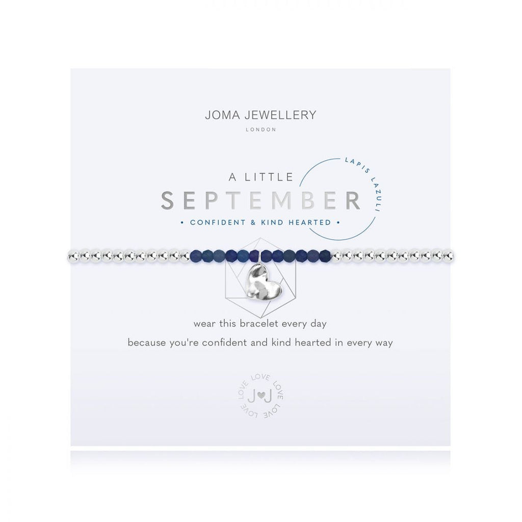 Joma Jewellery Bracelet Joma Jewellery Bracelet - A Little Birthstone - September - Lapis Lazuli