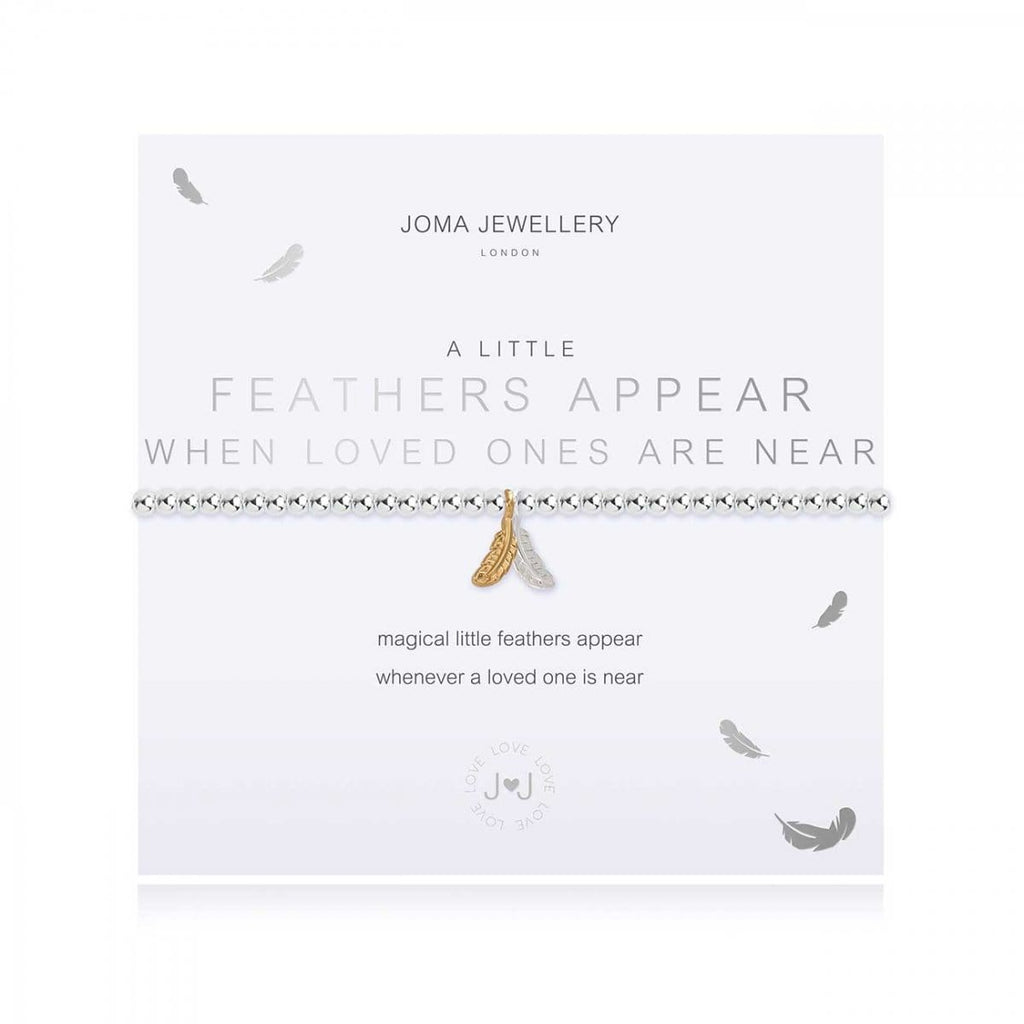 Joma Jewellery Bracelet Joma Jewellery Bracelet - a little Feathers Appear when Loved Ones are Near