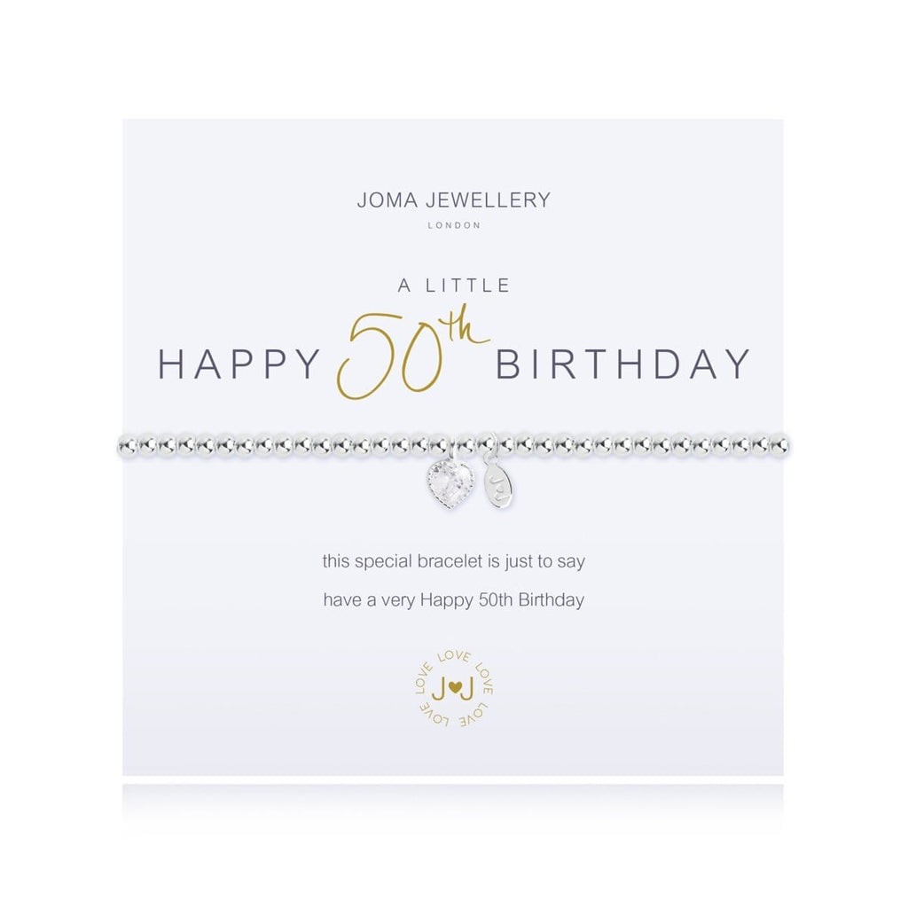 Joma Jewellery Bracelet Joma Jewellery Bracelet - A Little Happy 50th Birthday