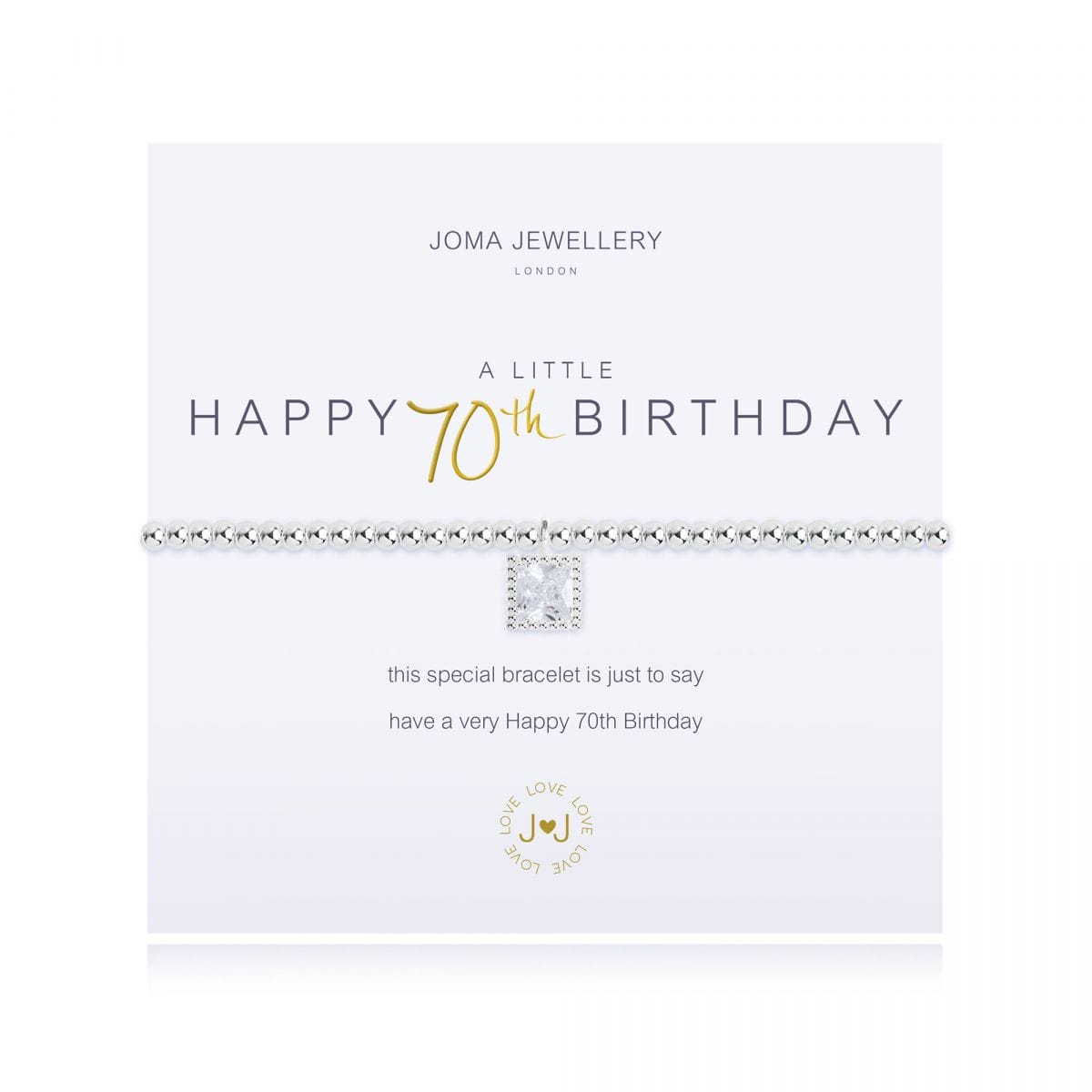 Joma Jewellery Bracelet Joma Jewellery Bracelet - A Little Happy 70th Birthday