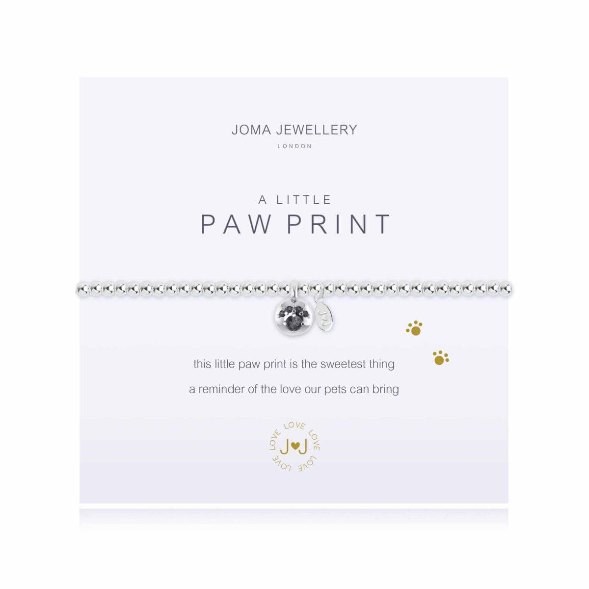 Joma Jewellery Bracelet Joma Jewellery Bracelet - A Little Paw Print