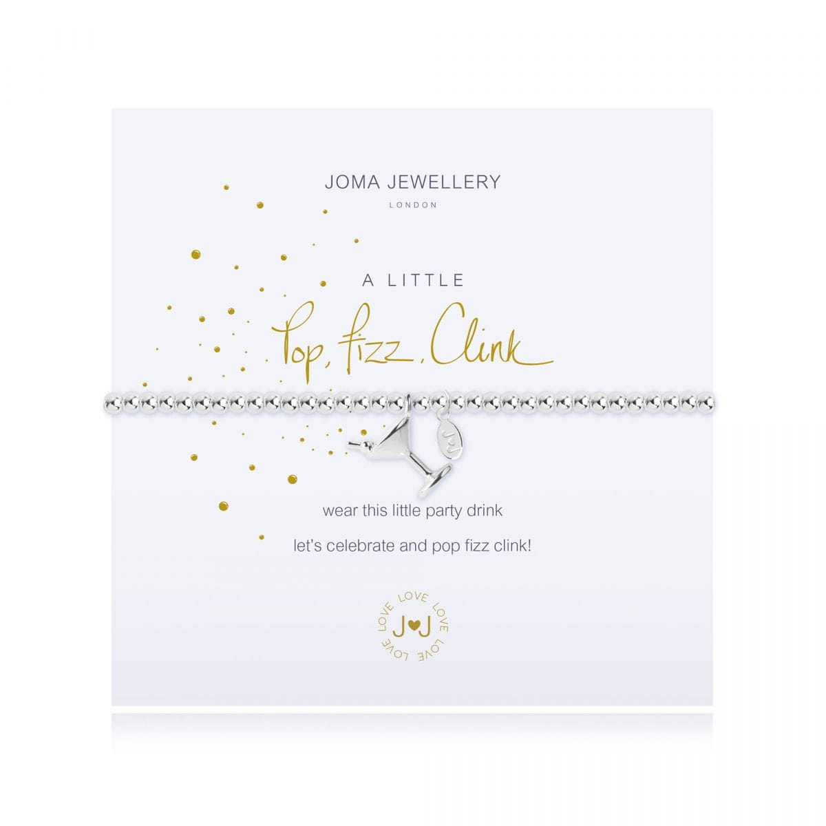 Joma Jewellery Bracelet Joma Jewellery Bracelet - A Little Pop, Fizz, Clink