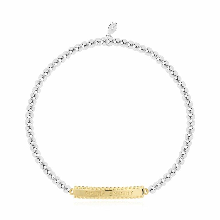 Joma Jewellery Bracelet Joma Jewellery Bracelet Bar - Shine Bright Silver and Gold